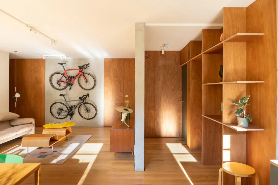 Appartement bois et béton à Lyon 